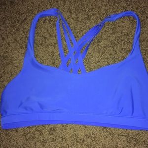 Blue Lululemon sports bra! Size 4